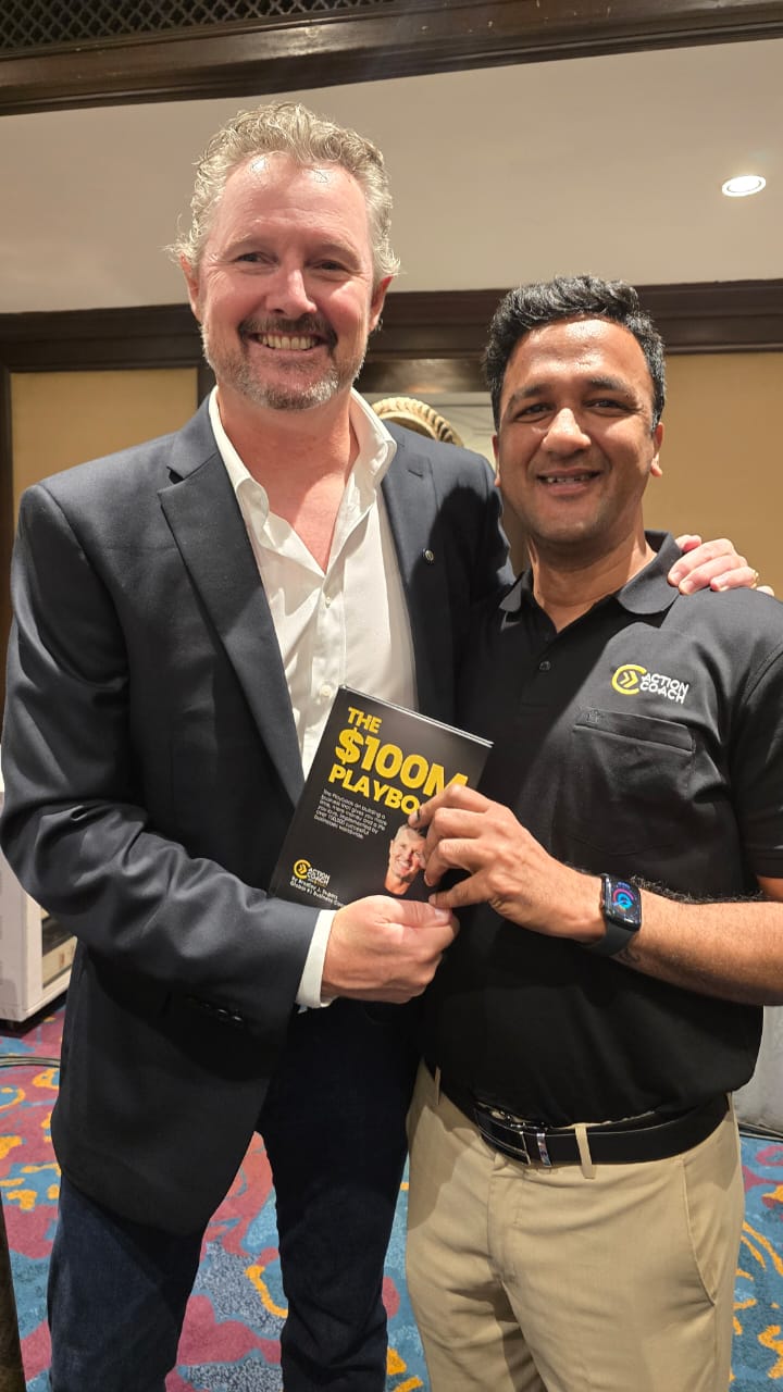 Coach Dhejo at the ActionCOACH Goa India global coaching conference