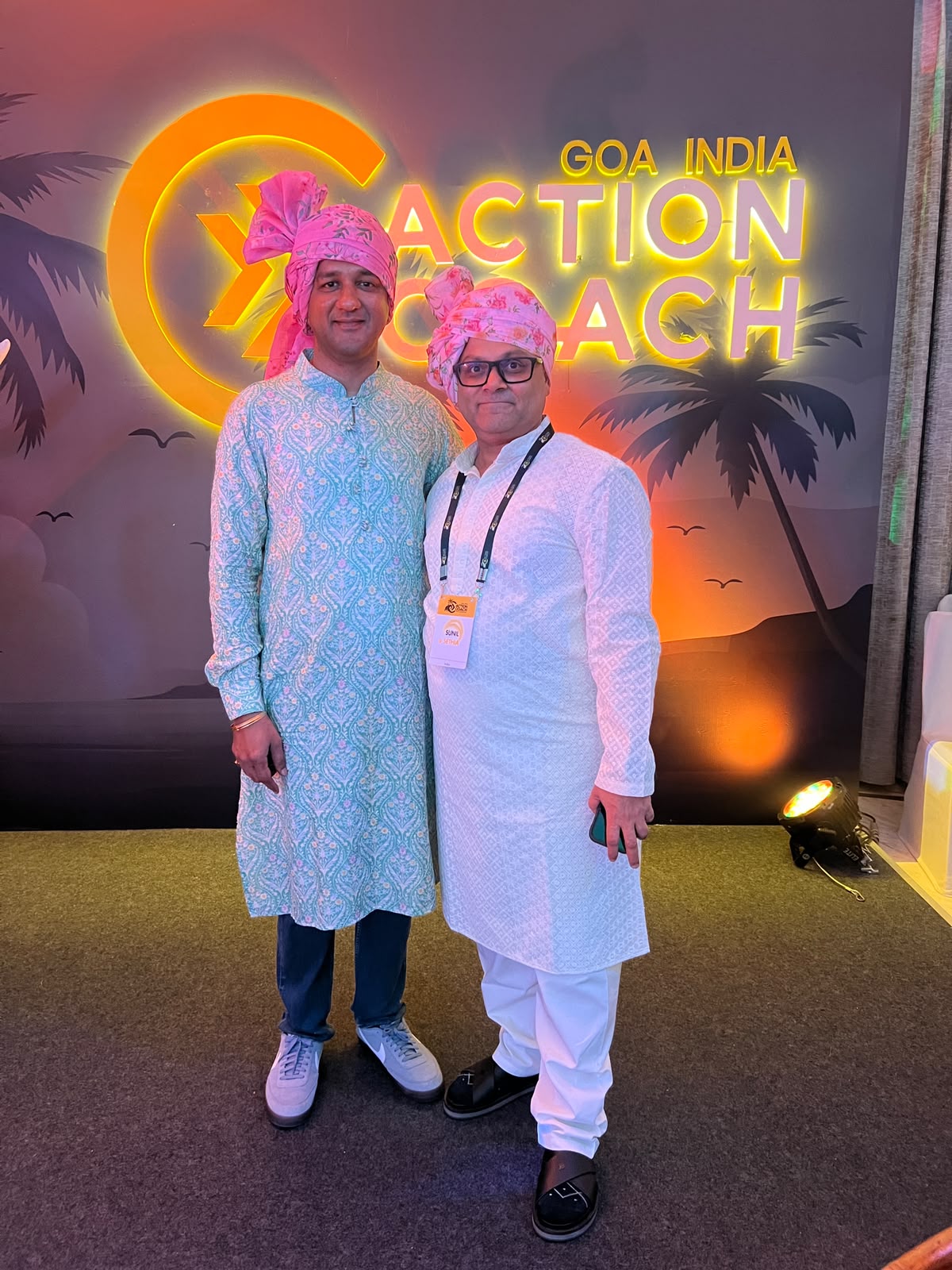 Coach Dhejo at the ActionCOACH Goa India global coaching conference