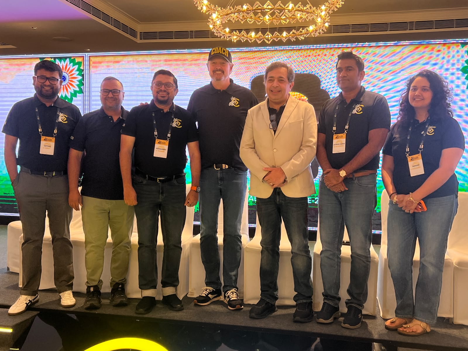 Coach Dhejo at the ActionCOACH Goa India global coaching conference