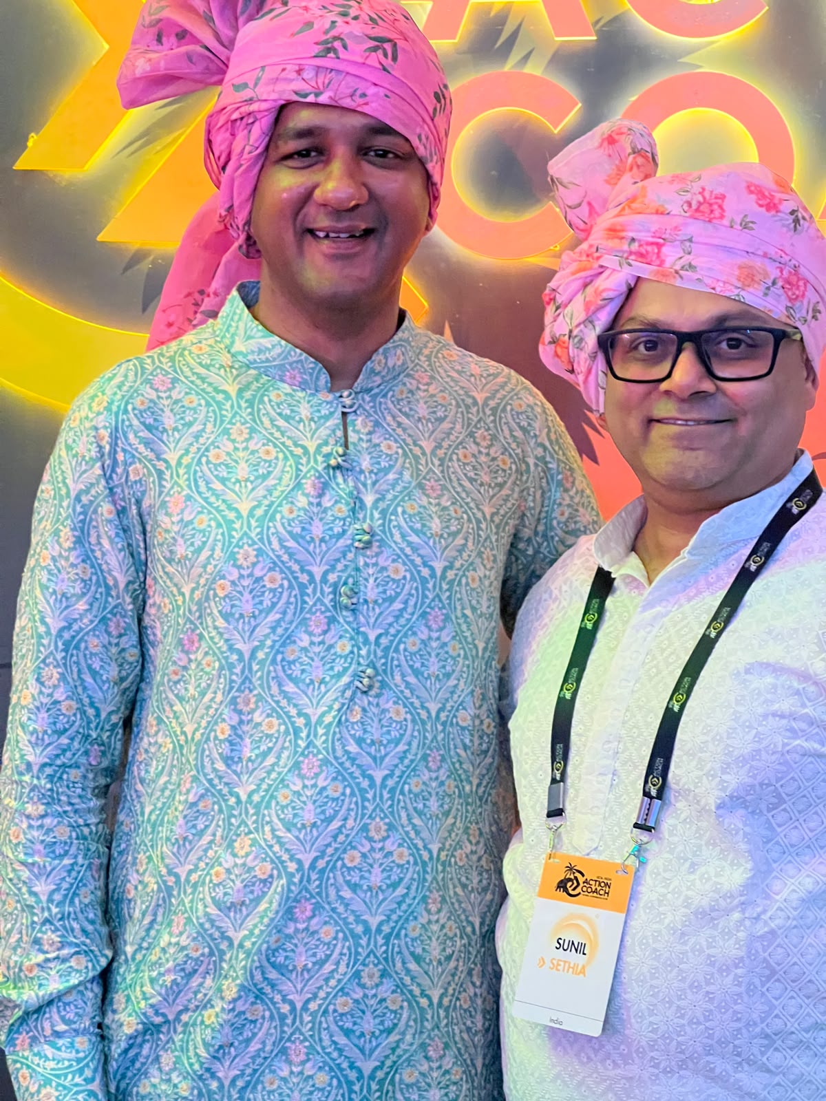 Coach Dhejo at the ActionCOACH Goa India global coaching conference