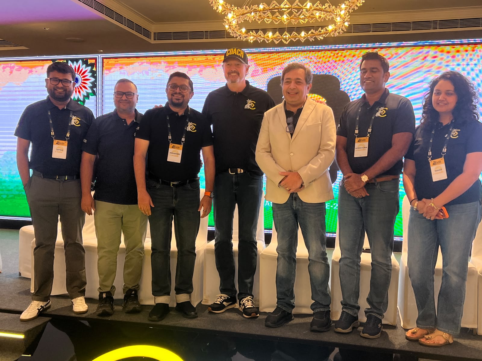 Coach Dhejo at the ActionCOACH Goa India global coaching conference